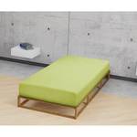 Drap housse en jersey fin 0077144 Jersey de coton - Vert pomme - 140 - 160 x 200 cm