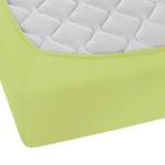 Drap housse en jersey fin 0077144 Jersey de coton - Vert pomme - 140 - 160 x 200 cm