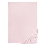 Drap housse en jersey élastique 0077866 Coton / Élasthanne - Rose - 140 - 160 x 200-220 cm