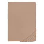 Drap housse en jersey élastique 0077866 Coton / Élasthanne - Latte macchiatto - 90-100 x 200-220 cm