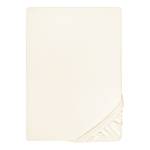 Lenzuolo con angoli per topper 0077641 Cotone / Elastan - Bianco perlato - 90-100 x 200-220 cm