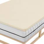 Drap-housse pour surmatelas 0077641 Coton / Élasthanne - Champagne - 90-100 x 200-220 cm