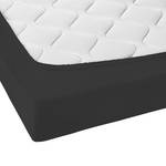 Drap-housse pour surmatelas 0077641 Coton / Élasthanne - Noir - 90-100 x 200-220 cm