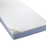 Protection surmatelas molleton 0808316 Coton / Pellicule de polyuréthane/polypropylène - Blanc - 140 x 200 cm