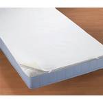 Protection surmatelas molleton 0808316 Coton / Pellicule de polyuréthane/polypropylène - Blanc - 100 x 200 cm