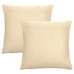 Kissenbezug 0077144 II (2er-Set) Baumwolle Jersey - Beige