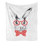 Plaid Lapin Polyester - Gris - 125 x 175 cm