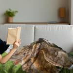 Plaid Hase Polyester - Mehrfarbig - 125 x 175 cm