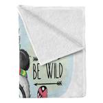 Plaid Be Wild polyester - meerdere kleuren - 175 x 230 cm