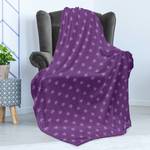 Plaid Star Polyester - Violet / Mauve - 175 x 230 cm