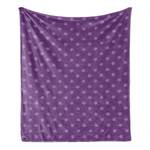 Plaid Star Polyester - Violet / Mauve - 175 x 230 cm