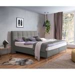 Boxspringbett Arano Chenille GCP: 129 concrete - 180 x 200cm - H2