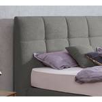 Boxspringbett Arano Chenille GCP: 129 concrete - 180 x 200cm - H2