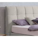 Boxspring Arano Chenille GCP: 49 light grey - 180 x 200cm - H2 zacht