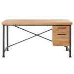 Bureau Craft D 151 kerneikenhouten look/antracietkleurig