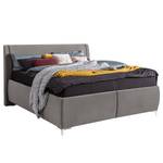 Gestoffeerd bed Gaby Microvezel GDU: 9 stone grey - 180 x 200cm - H3 medium