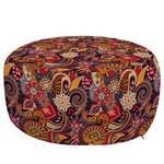 Pouf Asiatique Polyester - Multicolore