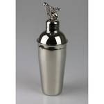 Cocktailshaker Giraffe Metall - Silber