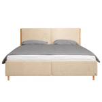 Gestoffeerd bed California Storage Chenille GCP: 11 zinc - 140 x 200cm - Zonder matras