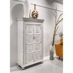 Armoire Missoula Manguier massif - Blanc vintage