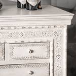 Commode Missoula Manguier massif - Blanc vintage