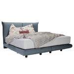 Boxspringbett Soho Pillow Webstoff - Stoff TBO: 616 soft emerald - 140 x 200cm - H3 - Unifarben