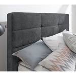 Boxspring Jonna Chenille TBS: 19 Grijs - 100 x 200cm - H2 zacht