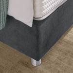 Lit boxspring Jonna Tissu Chenille TBS: 19 Gris - 100 x 200cm - D2 souple