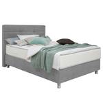 Letto boxspring Jonna Ciniglia TBS: 39 grigio argento - 120 x 200cm - H3