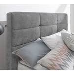 Lit boxspring Jonna Tissu Chenille TBS: 39 Gris argenté - 120 x 200cm - D3 medium