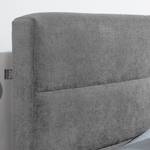 Lit boxspring Jonna Tissu Chenille TBS: 39 Gris argenté - 120 x 200cm - D3 medium