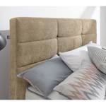 Boxspring Jonna Chenille TBS: 12 Grijsbeige - 120 x 200cm - H2 zacht