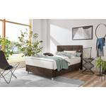 Boxspringbett Jonna Chenille TBS: 4 Nussbraun - 120 x 200cm - H3