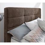 Boxspring Jonna Chenille TBS: 4 Notenbruin - 140 x 200cm - H3 medium