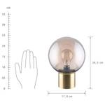 Lampe NORTHERN SKIES Verre coloré / Fer - 1 ampoule - Hauteur : 25 cm