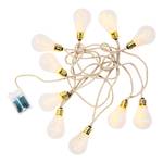 Catena luminosa a LED BULB LIGHTS IV Vetro trasparente / Iuta - 10 punti luce