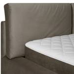 Letto imbottito Ilay Velluto Sadia: beige - 180 x 200cm