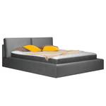 Gestoffeerd bed Ilay Velours Sadia: Donkergrijs - 160 x 200cm