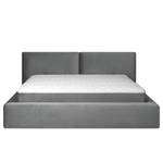 Gestoffeerd bed Ilay Velours Sadia: Donkergrijs - 180 x 200cm