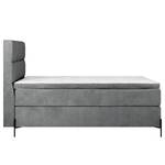 Lit boxspring Sari II Tissu Oriella: Gris - 180 x 200cm