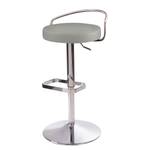 Tabouret de bar myDIVO II Acier / Polyester - Gris