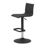 Tabouret de bar myDIVO IV Acier / Polyester - Gris foncé / Noir