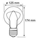 LED-Leuchtmittel Ruona IV Klarglas / Metall - 1-flammig