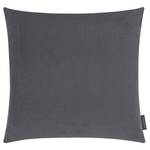 Housse de coussin Lunes Imitation cuir - Gris