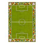 Tappeto per cameretta Soccer Pitch Polipropilene termofissato - Bianco / Verde - 200 x 290 cm