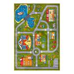 Kinderteppich Urban Street Polypropylen-Heatset - Grün - 200 x 290 cm