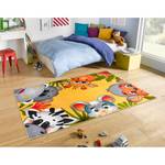 Kinderteppich Jungle Crew Polypropylen-Heatset - Gelb / Grau - 120 x 170 cm