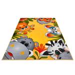 Tappeto per cameretta Jungle Crew Polipropilene termofissato - Giallo / Grigio - 120 x 170 cm