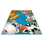 Tapis enfant / couloir Jungle Crew Polypropylène thermobouclé - Bleu / Vert