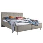 Gestoffeerd bed Karla Stof TCM: 39 stone grey - 160 x 200cm - H2 zacht